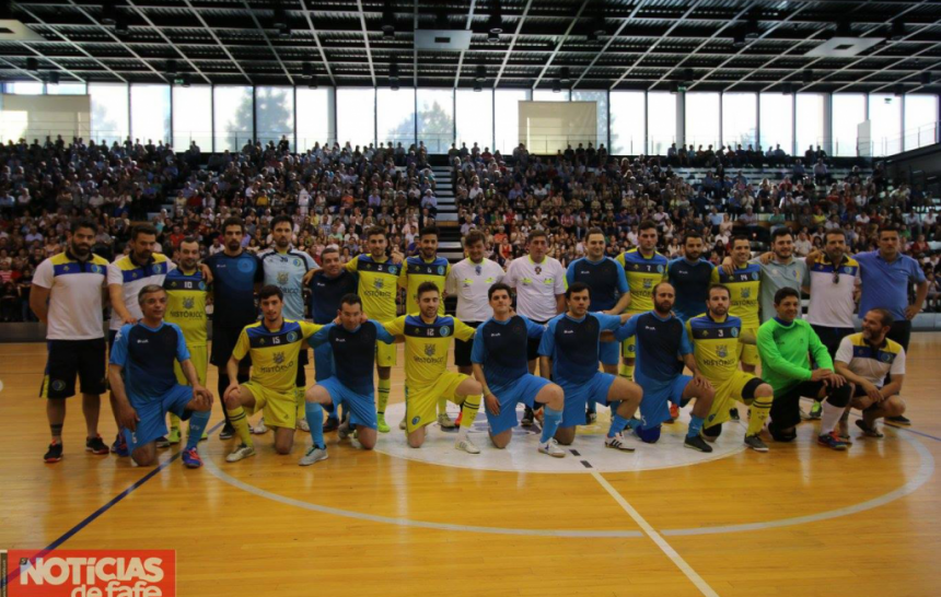 PAVILHÃO MULTIUSOS DE FAFE ACOLHEU JOGO SOLIDÁRIO